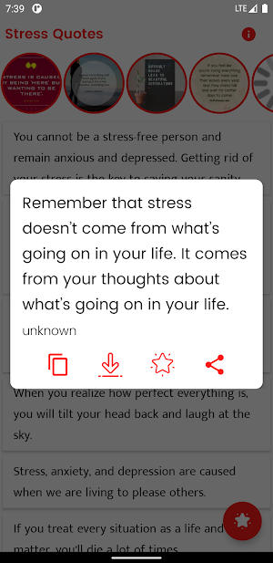 Stress Quotes and Sayings Screenshot 1