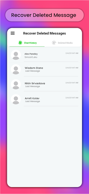 Recover Deleted Messages Screenshot 2