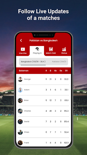 World Cup 2023 Cricket Match Screenshot 3