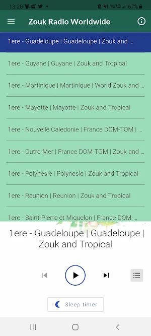 Zouk Music Radio Stations Screenshot 2