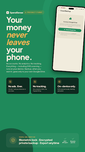 SpendSense - Expense Tracker Screenshot 1