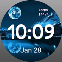 Watch Face - Moon Path