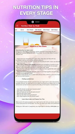 Mom Diary: Stages of Pregnancy Screenshot 3