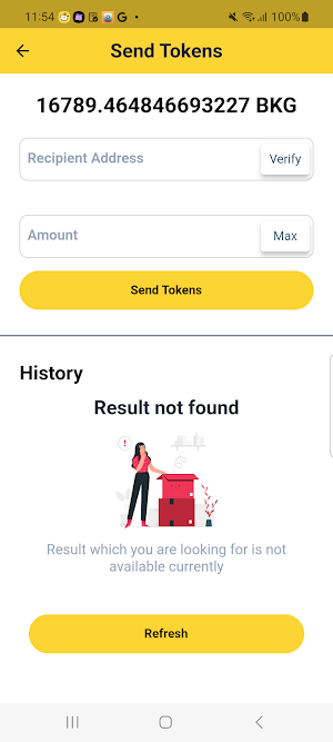 B Gold Network Screenshot 3