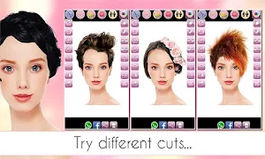 Hairstyles - Hair Cuts Salon Screenshot 2