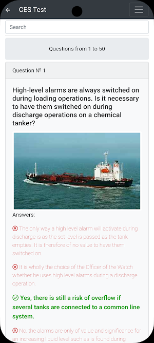 Chemical tankers CHaS Operat. Screenshot 1