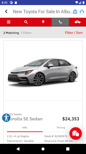 Sandia Toyota Screenshot 3