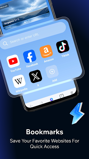 Weblora-Private Browser Screenshot 1