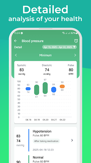 Heart & Pulse Rate Monitor Screenshot 1