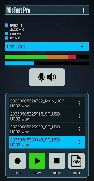 Mic Test Pro: Audio Analyzer Screenshot 1