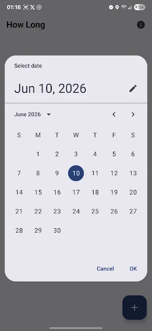 How Long Screenshot 1
