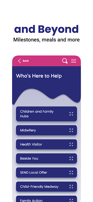 Medway Family Hub Screenshot 3