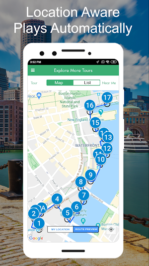 Harborwalk Boston Audio GPS Tour Guide Screenshot 3