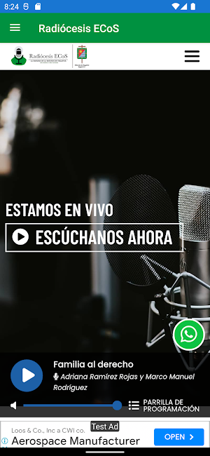 Radiócesis ECoS Screenshot 2