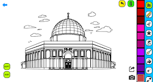 Palestine Flag Coloring Pages Screenshot 2