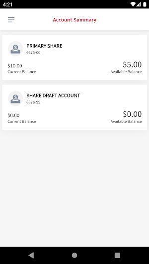 Roberts Dairy Emp FCU Mobile Screenshot 2