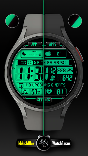 Digital Watch face MB397 Screenshot 3