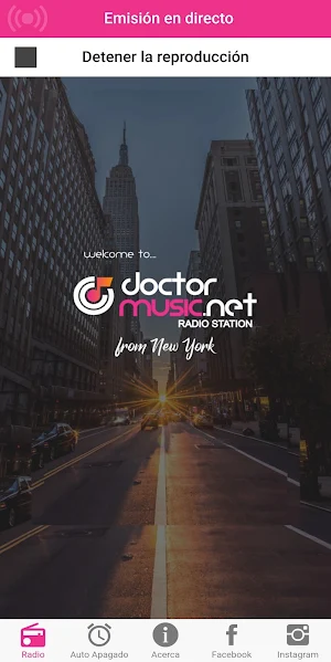Doctor Music Radio Station Screenshot 0