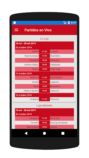 Spanish Soccer live Screenshot 2
