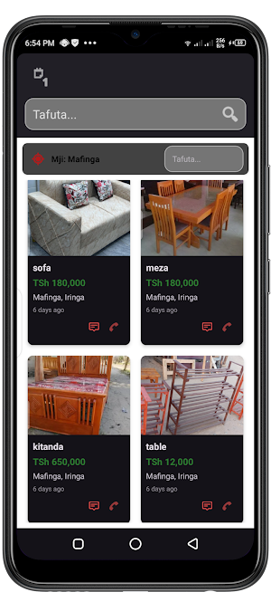 Mafinga - TANZANIA Marketplace Screenshot 1