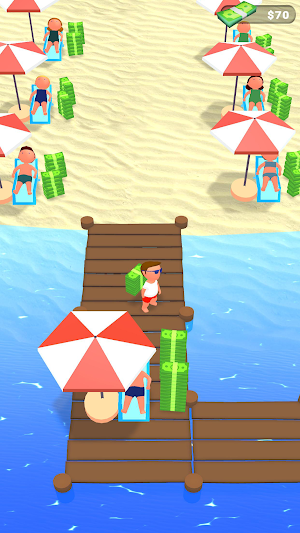 Beach Idle 3D Screenshot 1