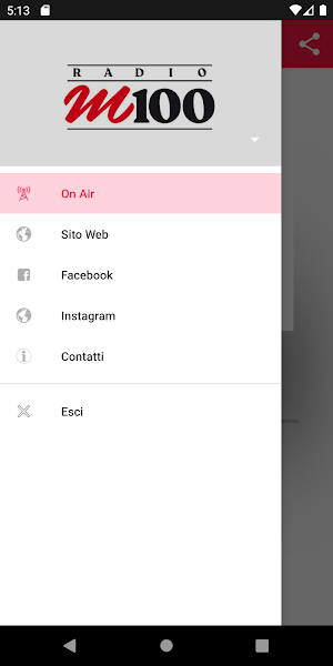 Radio M100 Screenshot 1