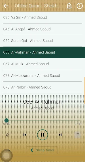 القرآن الكريم بصوت أحمد سعود Screenshot 3