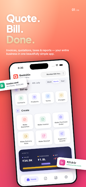 Quotation Maker :Invoice Maker Screenshot 0
