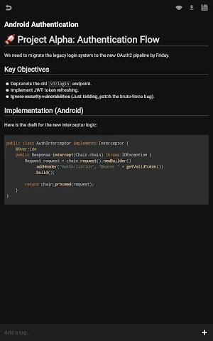 Nyx: Offline Markdown Notes Screenshot 1