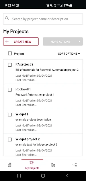 Rockwell Automation Product Catalog App Screenshot 2