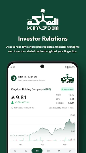 Kingdom Holding Company IR Screenshot 0