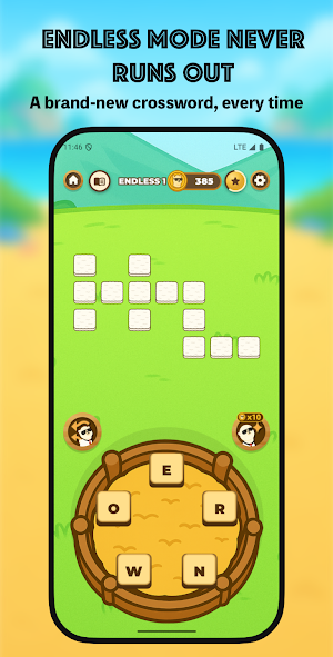 Word Connect: Alpaca Farm Screenshot 1