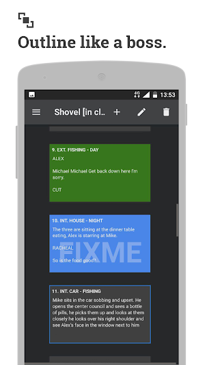 KIT Scenarist Screenshot 2
