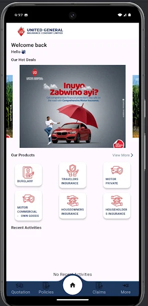 UNITED GENERAL INSURANCE Screenshot 3