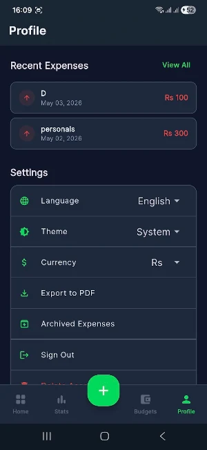 Hisaab: Smart Expense Tracker Screenshot 2