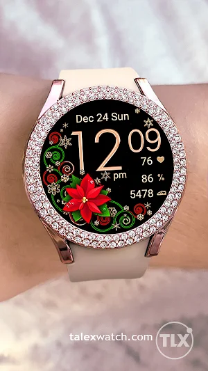 Christmas Snow Watch Face Screenshot 0