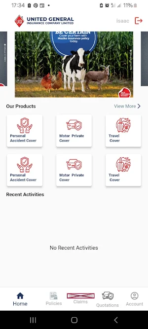 UNITED GENERAL INSURANCE Screenshot 0