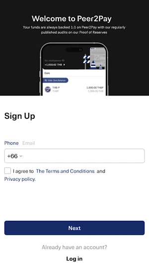 Peer2Pay Screenshot 3