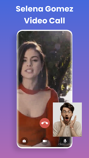 Selena Gomez Fake Video Call Screenshot 1