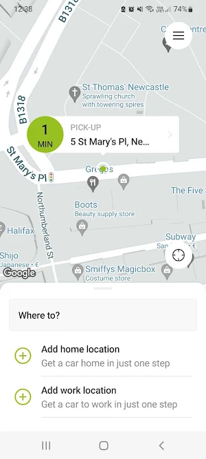 Nearby Taxis Screenshot 1