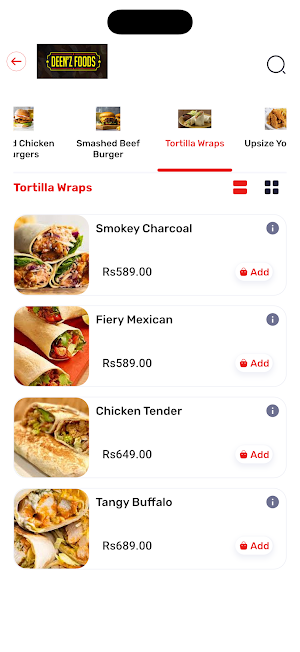 Deen'z Foods Screenshot 2