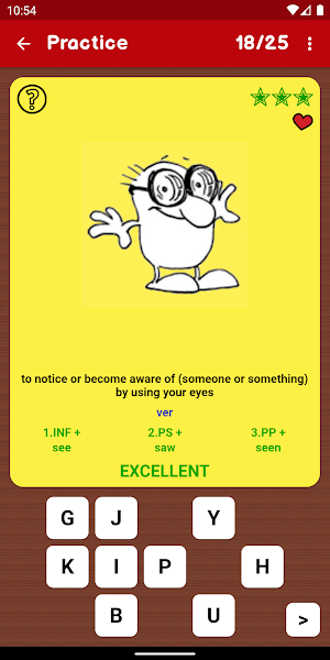 English Irregular Verbs PRO Screenshot 2