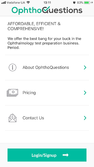 OphthoQuestions Screenshot 0