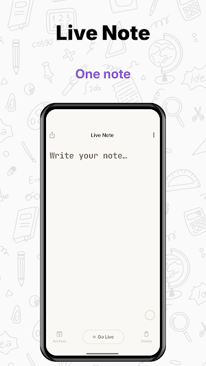 Live Note: Notification Center Screenshot 1
