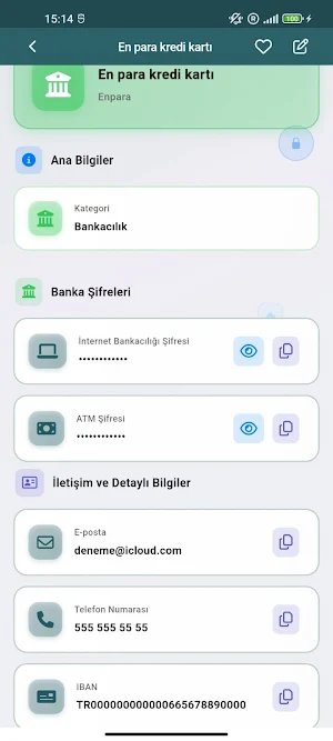 Şifre Defteri Screenshot 3