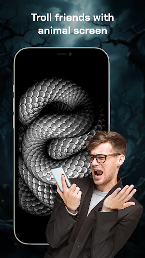 Broken Screen with Animal Screenshot 1
