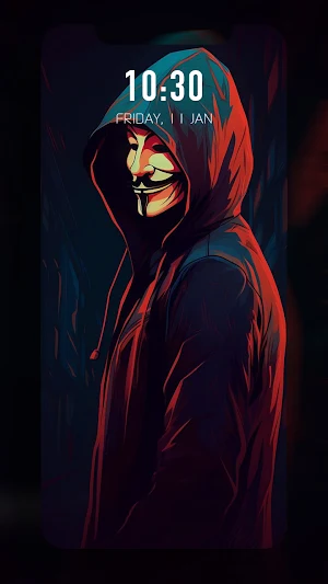 Digital Mask Wallpaper HD 4K Screenshot 0