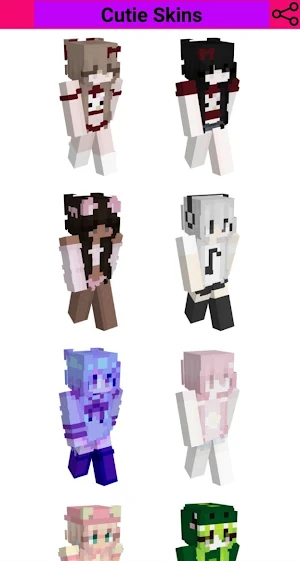 Cutie Skins For Minecraft Screenshot 1