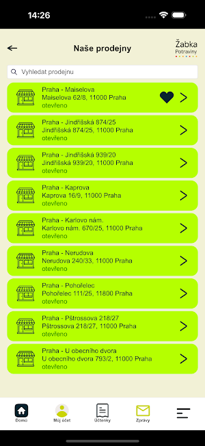 Moje Žabka Screenshot 2