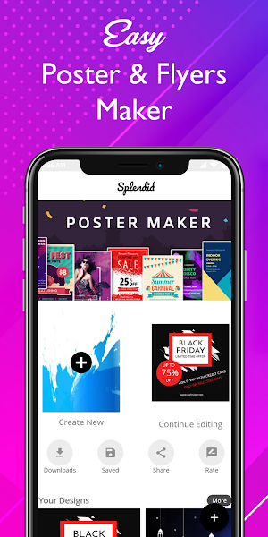 Poster Maker Flyer Maker 2020 free Ads Page Design Screenshot 1